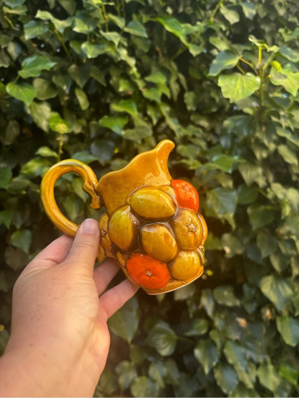Vintage 1960s Japan, Fruit basket tea set.